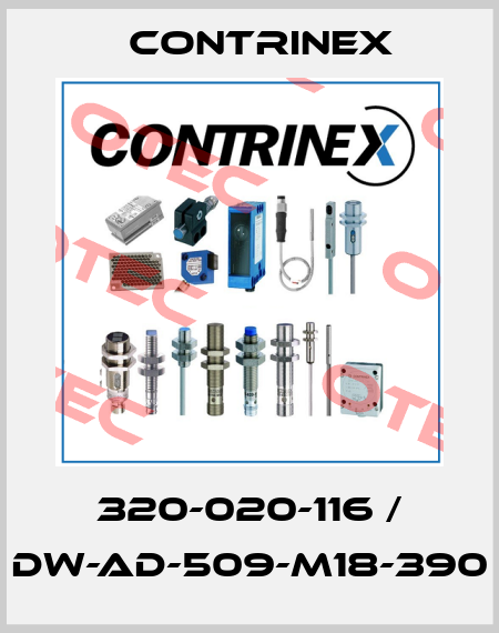 320-020-116 / DW-AD-509-M18-390 Contrinex
