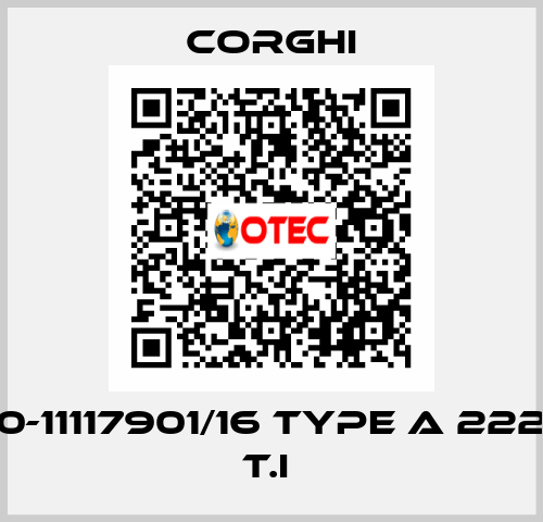 0-11117901/16 Type A 222 T.I  Corghi