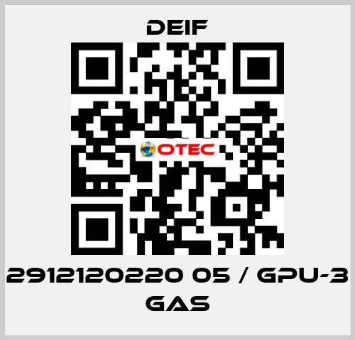 2912120220 05 / GPU-3 Gas Deif