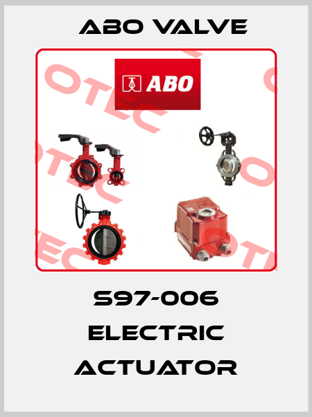 S97-006 ELECTRIC ACTUATOR ABO Valve