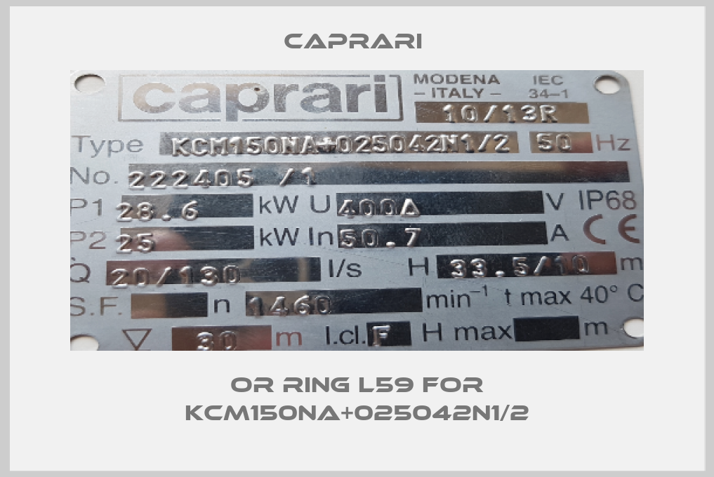 OR ring L59 for KCM150NA+025042N1/2-big