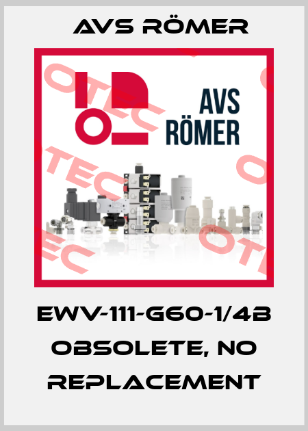 EWV-111-G60-1/4B obsolete, no replacement Avs Römer