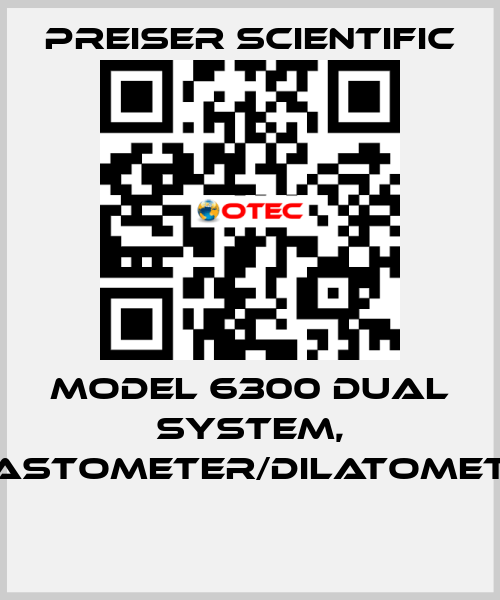 Model 6300 Dual System, Plastometer/Dilatometer  Preiser Scientific