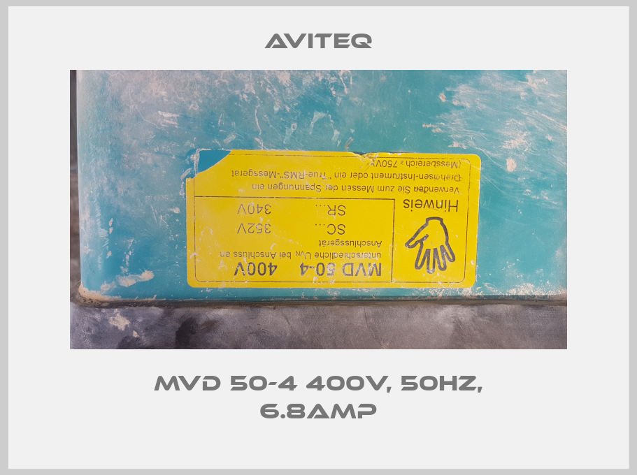 MVD 50-4 400V, 50HZ, 6.8AMP-big