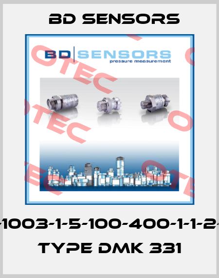250-1003-1-5-100-400-1-1-2-000  Type DMK 331 Bd Sensors