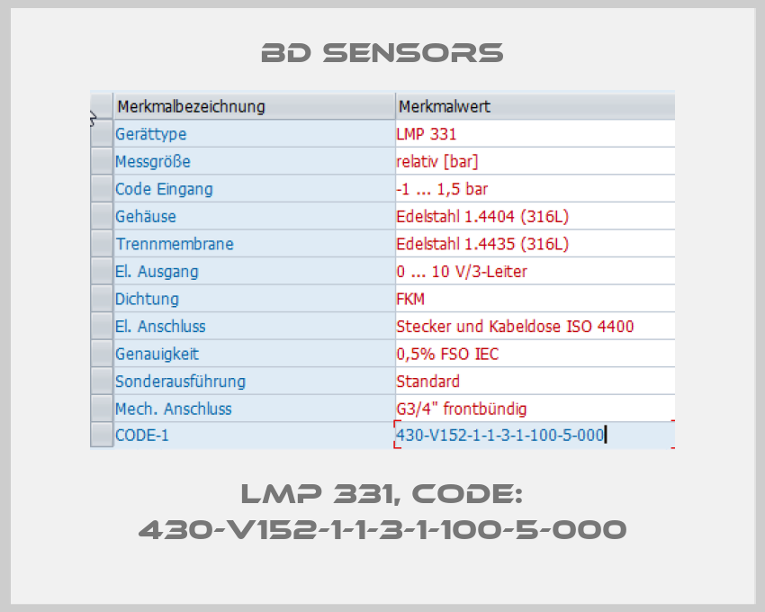 LMP 331, Code: 430-V152-1-1-3-1-100-5-000-big