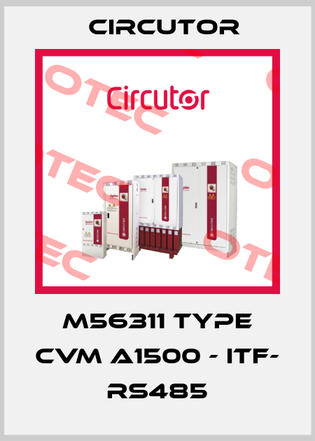M56311 Type CVM A1500 - ITF- RS485 Circutor