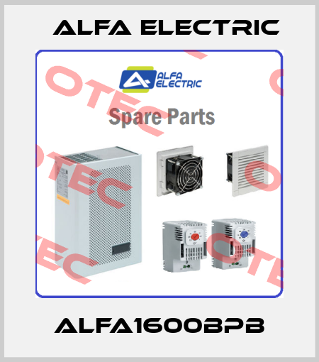 ALFA1600BPB Alfa Electric