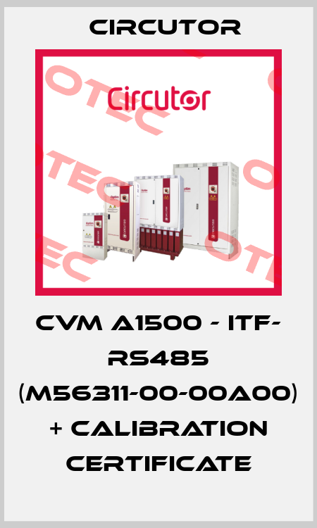 CVM A1500 - ITF- RS485 (M56311-00-00A00) + calibration certificate Circutor