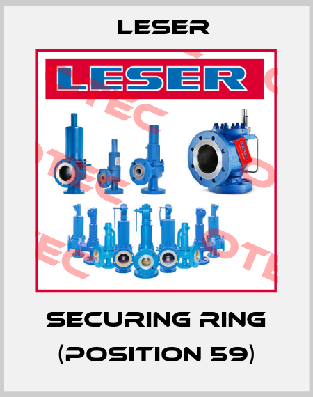 Securing ring (position 59) Leser