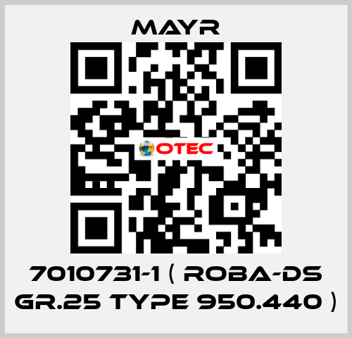 7010731-1 ( ROBA-DS Gr.25 Type 950.440 ) Mayr