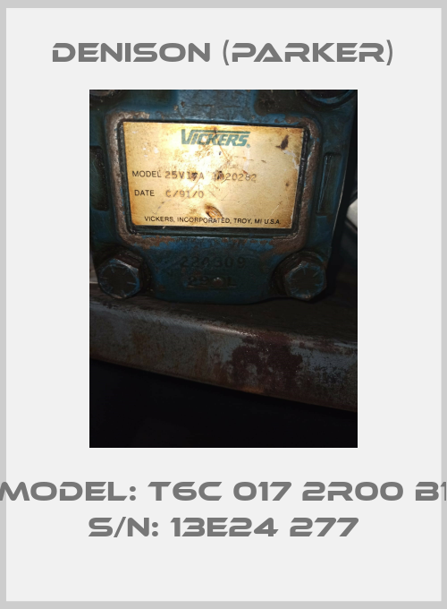 Model: T6C 017 2R00 B1 S/N: 13E24 277-big