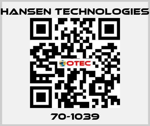 70-1039 HANSEN TECHNOLOGIES
