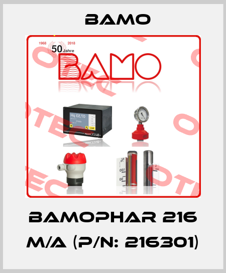 BAMOPHAR 216 M/A (P/N: 216301) Bamo