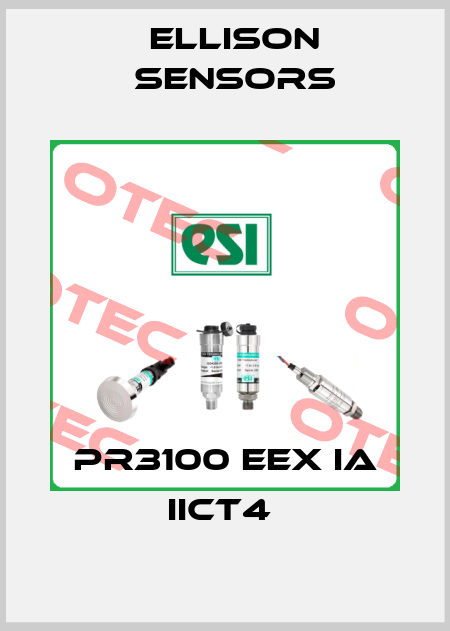 PR3100 EEX IA IICT4  Ellison Sensors