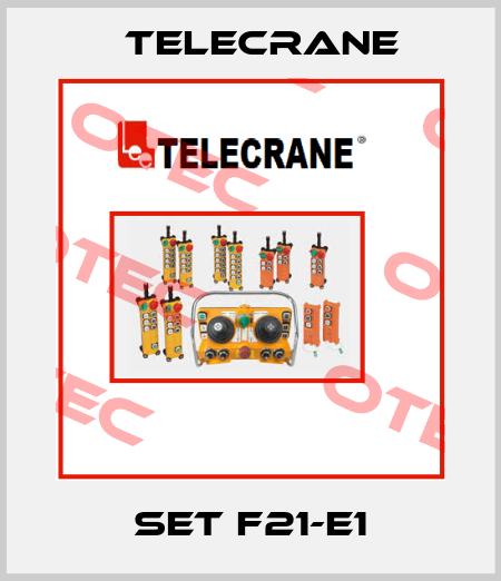 Set F21-E1 Telecrane