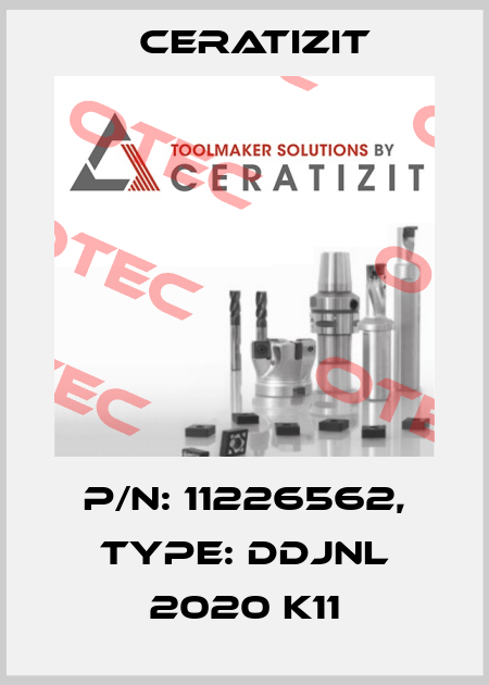 P/N: 11226562, Type: DDJNL 2020 K11 Ceratizit