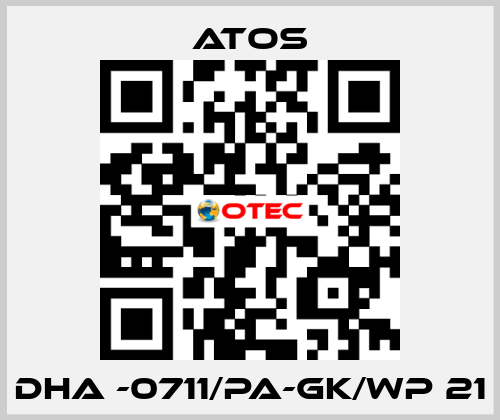 DHA -0711/PA-GK/WP 21 Atos