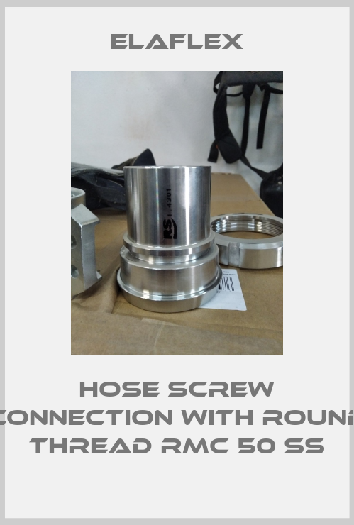 Hose screw connection with round thread RMC 50 SS-big