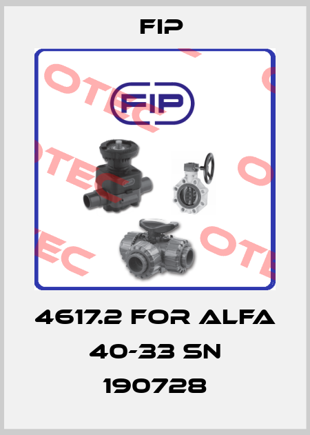4617.2 for Alfa 40-33 SN 190728 Fip