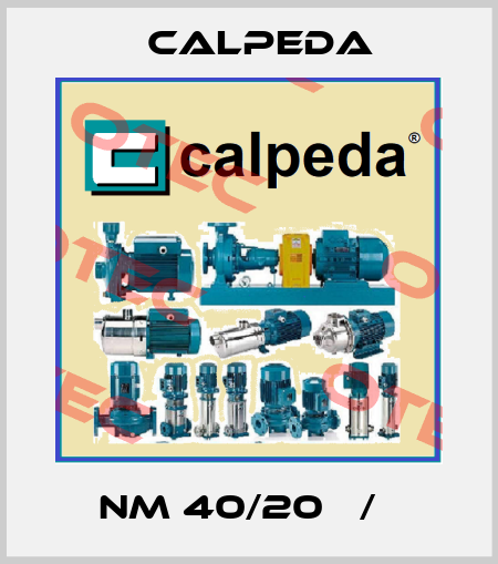 NM 40/20 А/А Calpeda