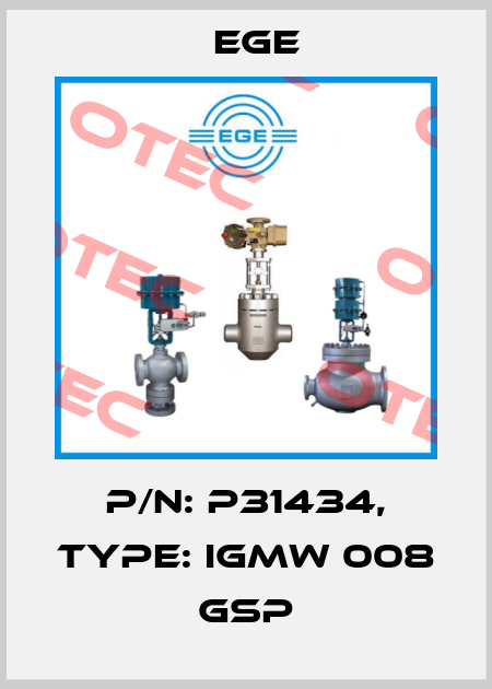 p/n: P31434, Type: IGMW 008 GSP Ege
