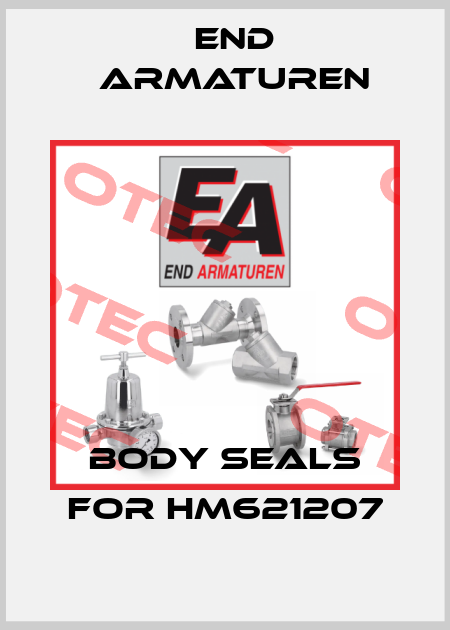 Body seals for HM621207 End Armaturen