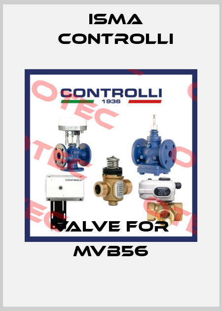 Valve for MVB56 iSMA CONTROLLI