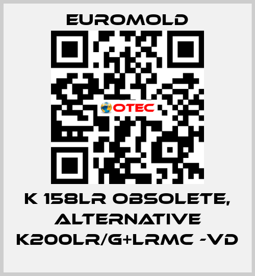 K 158LR obsolete, alternative K200LR/G+LRMC -VD EUROMOLD