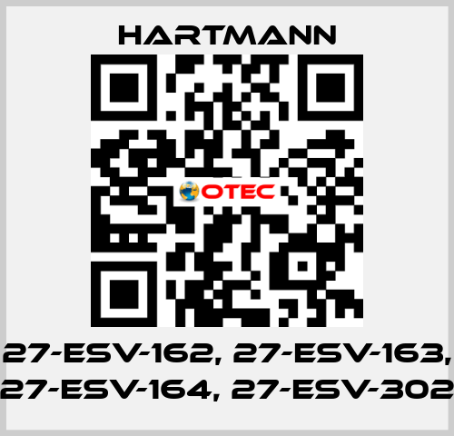 27-ESV-162, 27-ESV-163, 27-ESV-164, 27-ESV-302 Hartmann