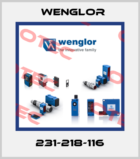 231-218-116 Wenglor