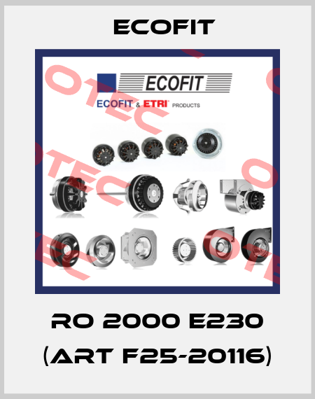 RO 2000 E230 (Art F25-20116) Ecofit