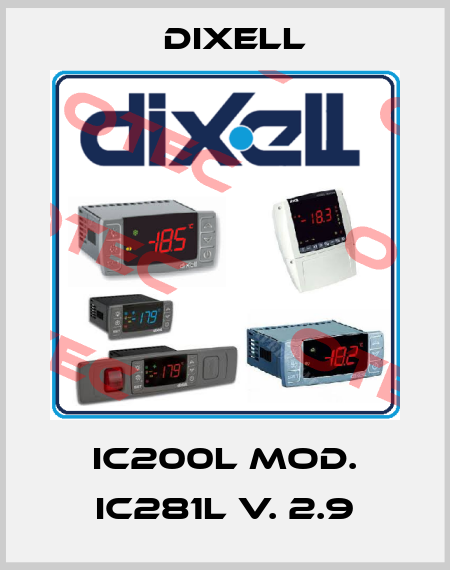 IC200L mod. IC281L V. 2.9 Dixell