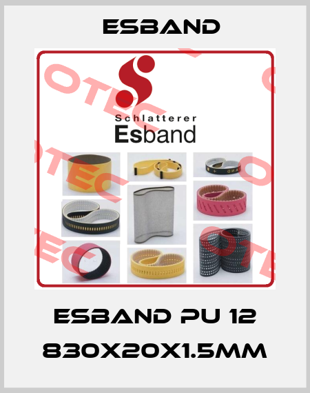 ESBAND PU 12 830x20x1.5mm Esband