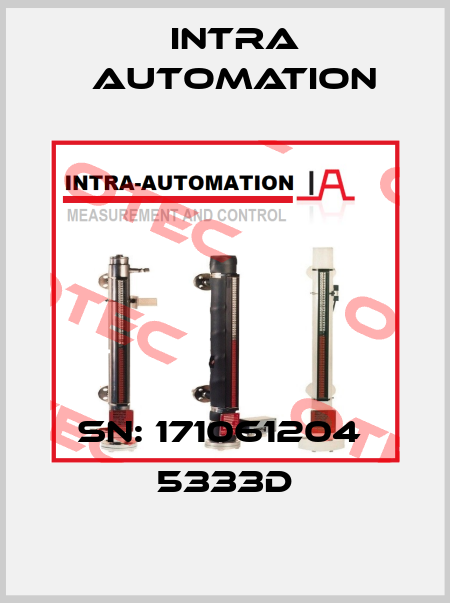 SN: 171061204  5333D Intra Automation