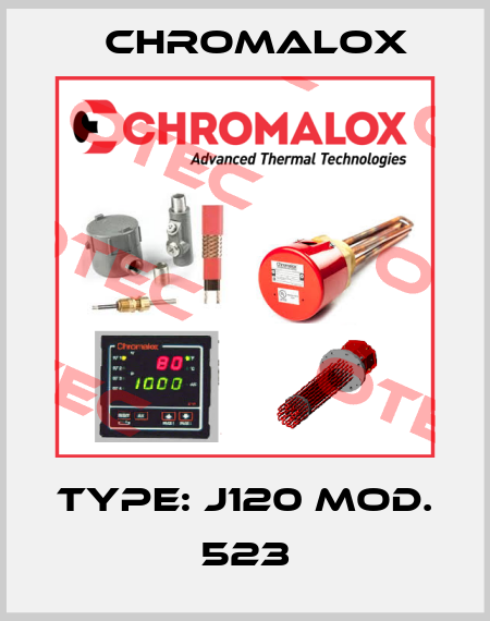 TYPE: J120 MOD. 523 Chromalox