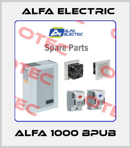 ALFA 1000 BPUB Alfa Electric