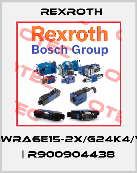 4WRA6E15-2X/G24K4/V | R900904438 Rexroth