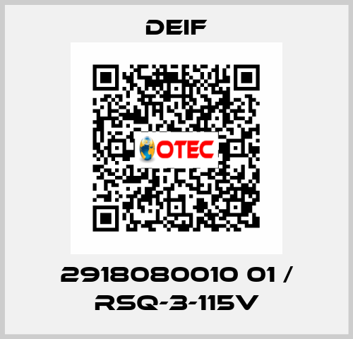 2918080010 01 / RSQ-3-115V Deif
