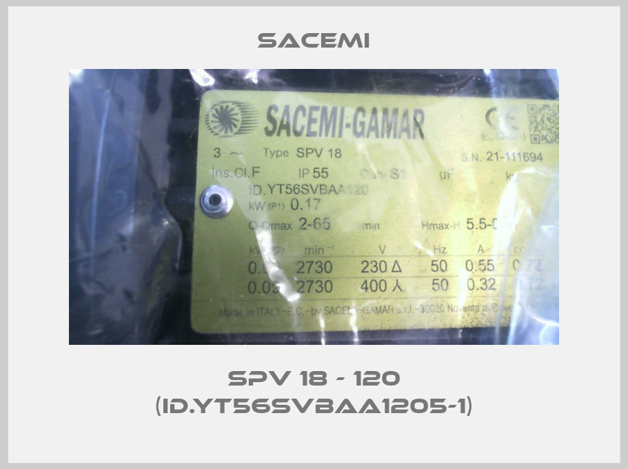 SPV 18 - 120 (ID.YT56SVBAA1205-1)-big