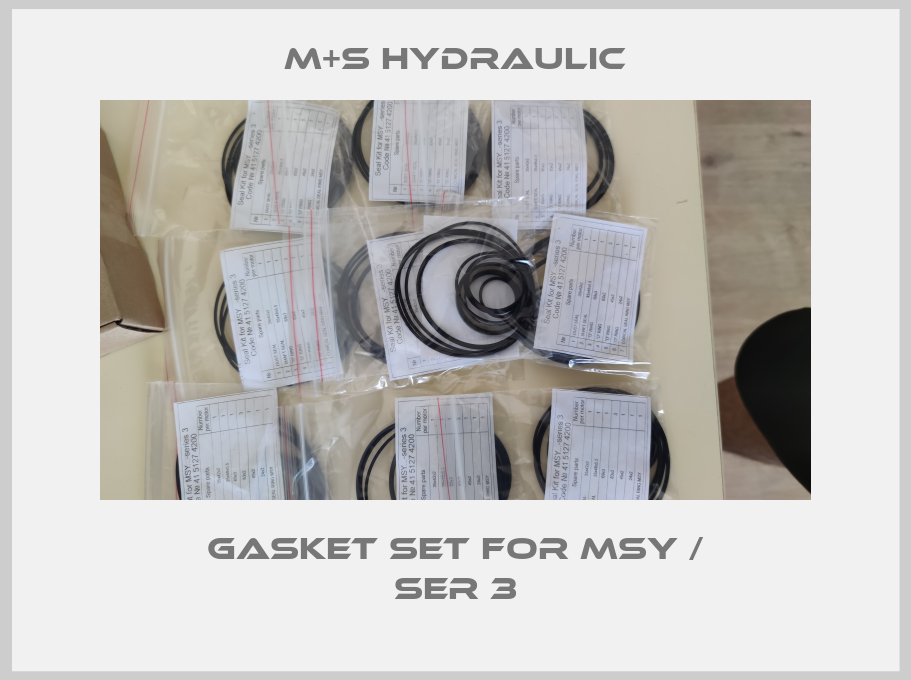 Gasket set for MSY / ser 3-big