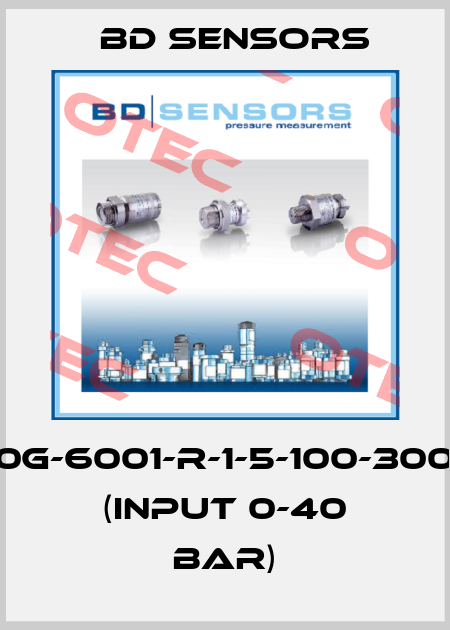 26.600G-6001-R-1-5-100-300-1-000 (INPUT 0-40 BAR) Bd Sensors