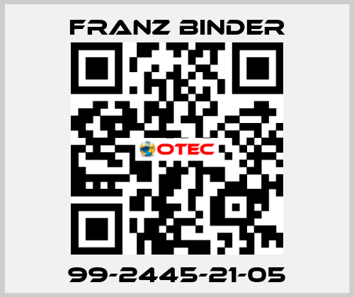 99-2445-21-05 FRANZ BINDER