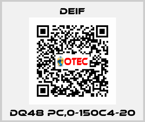DQ48 PC,0-150C4-20 Deif