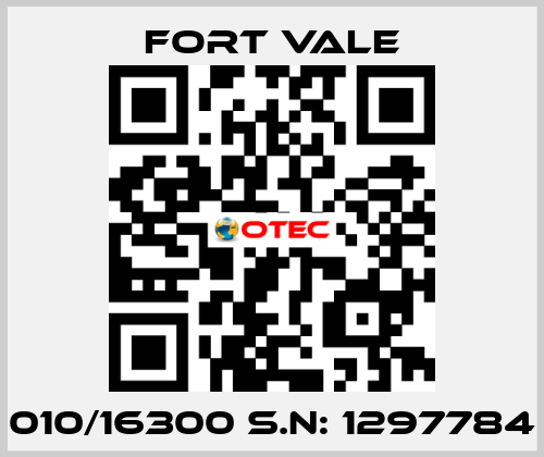 010/16300 S.N: 1297784 Fort Vale