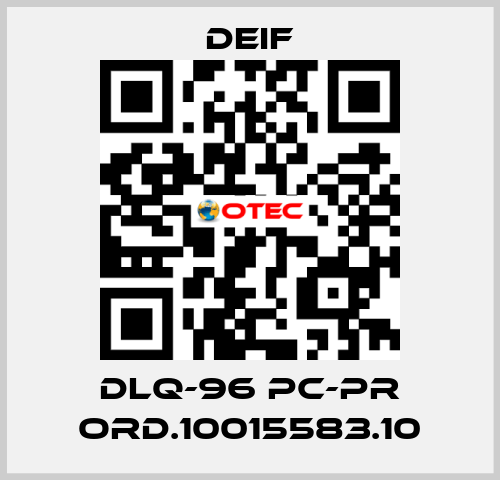 DLQ-96 pc-PR ord.10015583.10 Deif