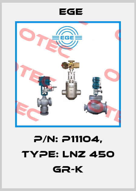 p/n: P11104, Type: LNZ 450 GR-K Ege