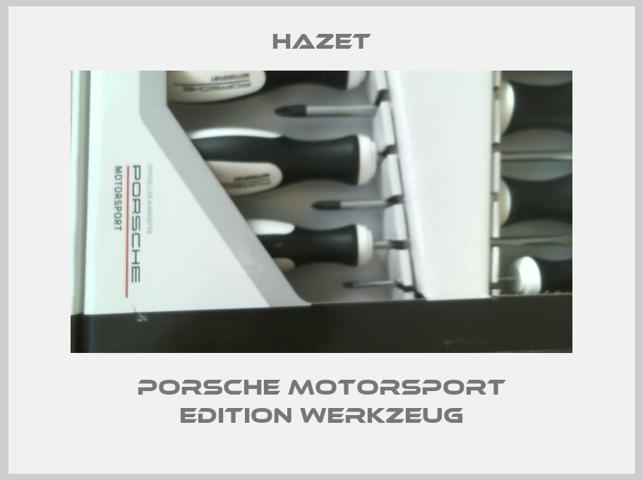 Porsche Motorsport Edition Werkzeug-big