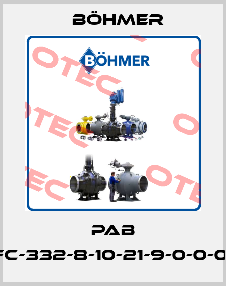 PAB 418-FC-332-8-10-21-9-0-0-0-1-40 Böhmer