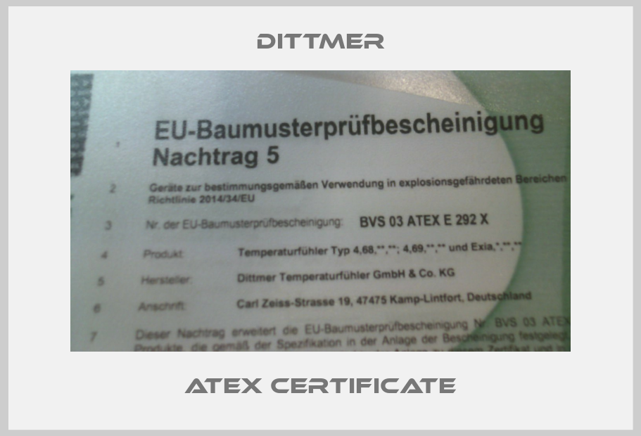 ATEX certificate-big